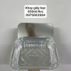 khay giấy bạc 650ml kèm nắp