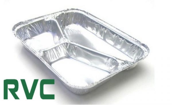 Khay giấy bạc đựng đồ ăn giá tốt 1 Khay giay bac 3 ngan 600x366 1