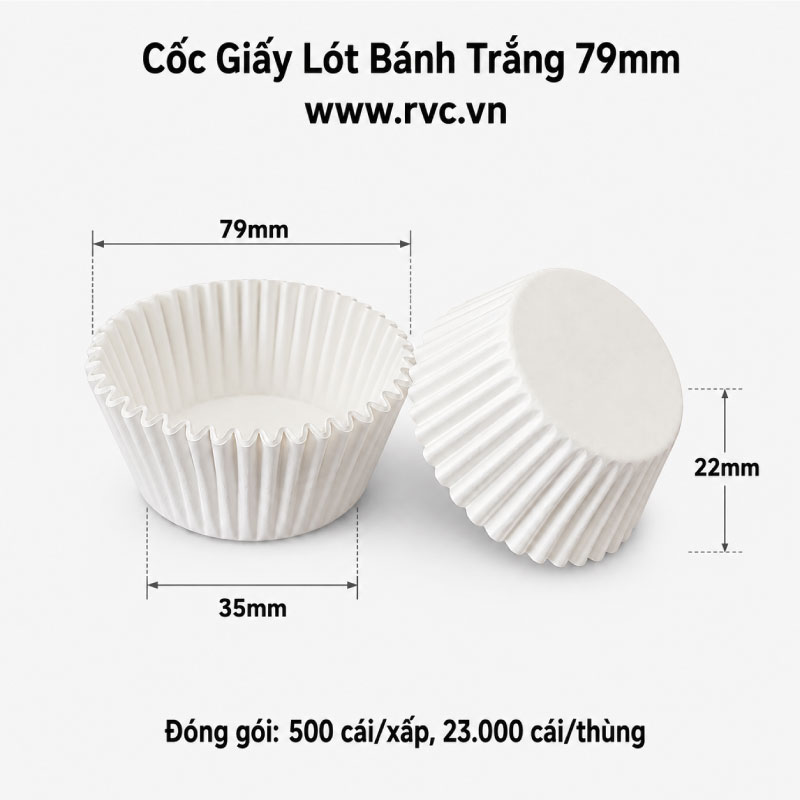 Cốc giấy lót bánh Cốc giấy lót bánh