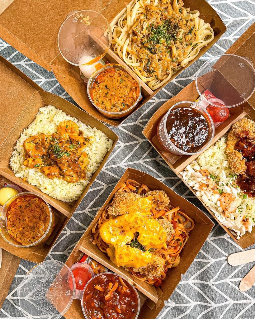 Hộp giấy kraft 2 ngăn đựng cơm phần hop giay 2 ngan 5