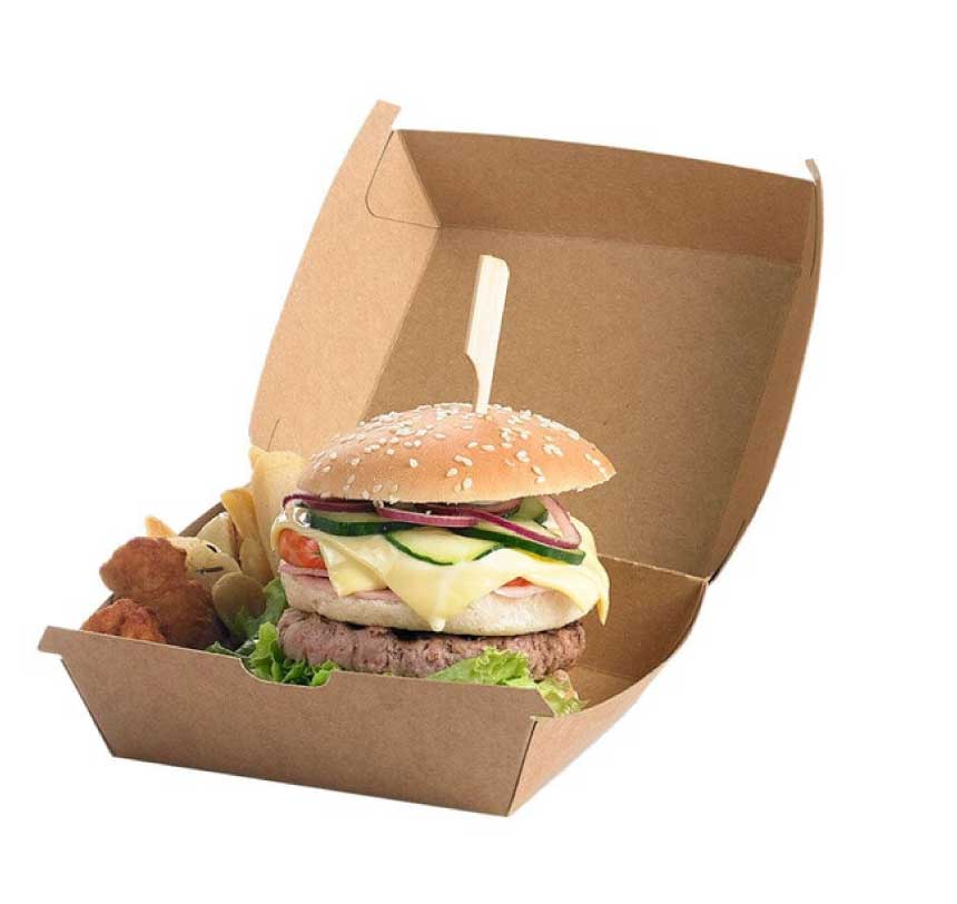 Hộp giấy đựng hamburger giá thành rẻ, chất lượng và đẹp mắt 1 hop giay dung hamburger 1 2
