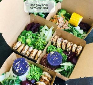 Hộp giấy đựng thức ăn nhanh