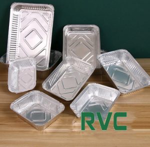 Khay giấy bạc có nắp đựng thức ăn mang đi tiện lợi