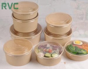 Tô chén giấy bằng chất liệu kraft với độ an toàn với môi trường rất cao 