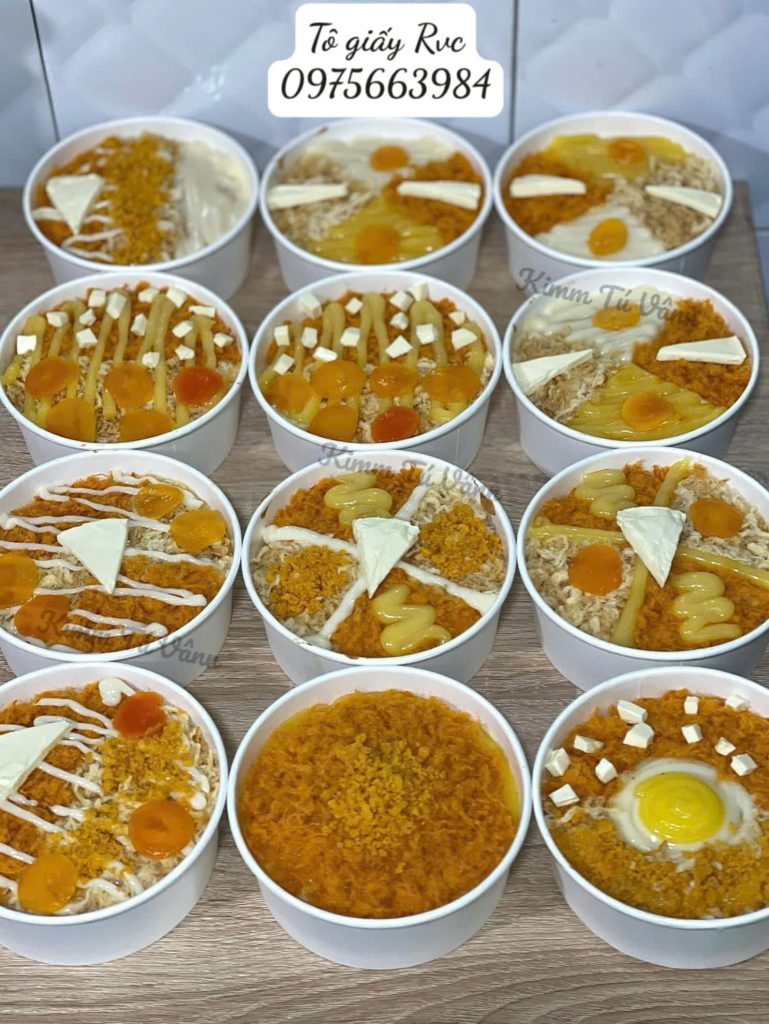 Tô giấy đựng bánh ngọt