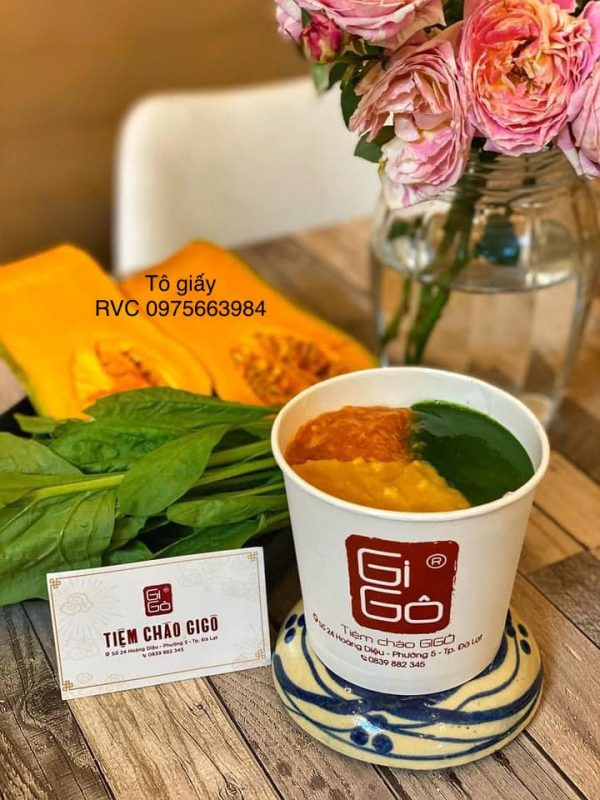 Tô giấy đựng cháo in logo theo yêu cầu giá sỉ tại thành phố Hồ Chí Minh