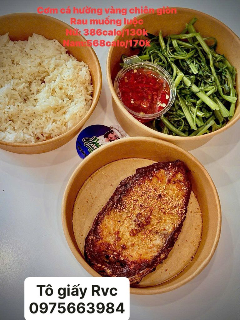 Tô giấy đựng cơm Tô giấy đựng cơm