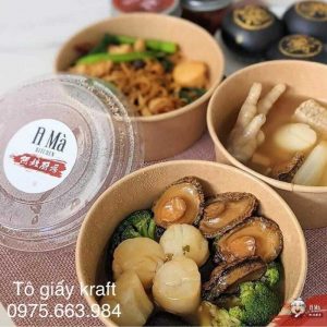 Tô giấy Kraft 750ml sự lựa chọn hoàn hảo cho nhà kinh doanh Online.