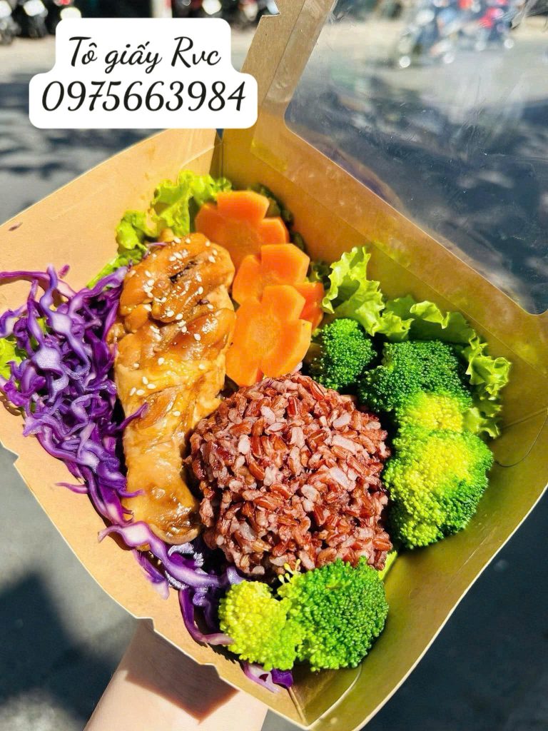 Hộp giấy nắp kính đựng đồ ăn đẹp mắt, đảm bảo sức khỏe 1 z6723179444663 3315ffcf1819406ad43ea118fa3e89bf 1