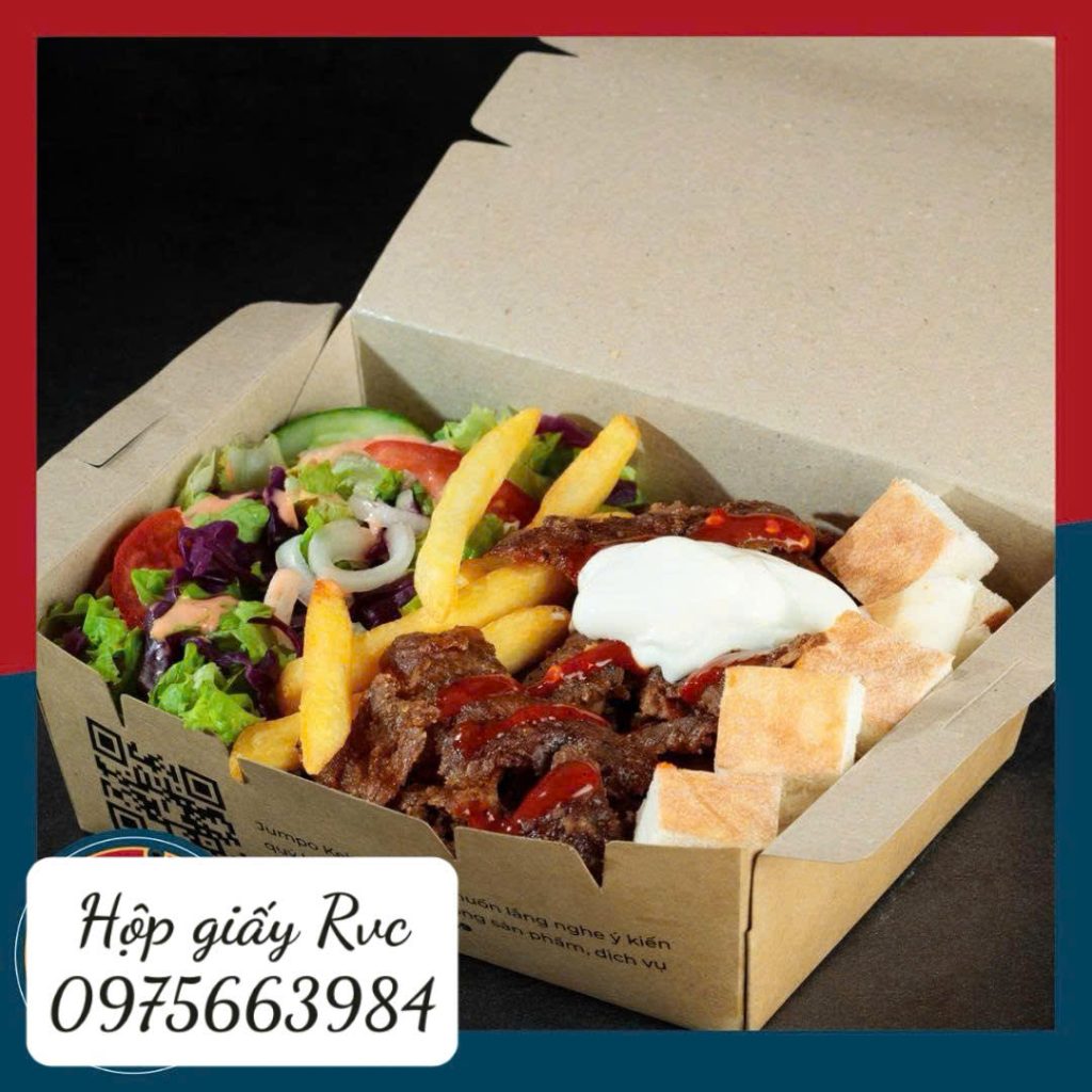 Hộp giấy kraft 900ml đựng đồ ăn, in ấn đẹp mắt 1 z6912114883086 e1147476fe121e30d3a4c80bfadd8847