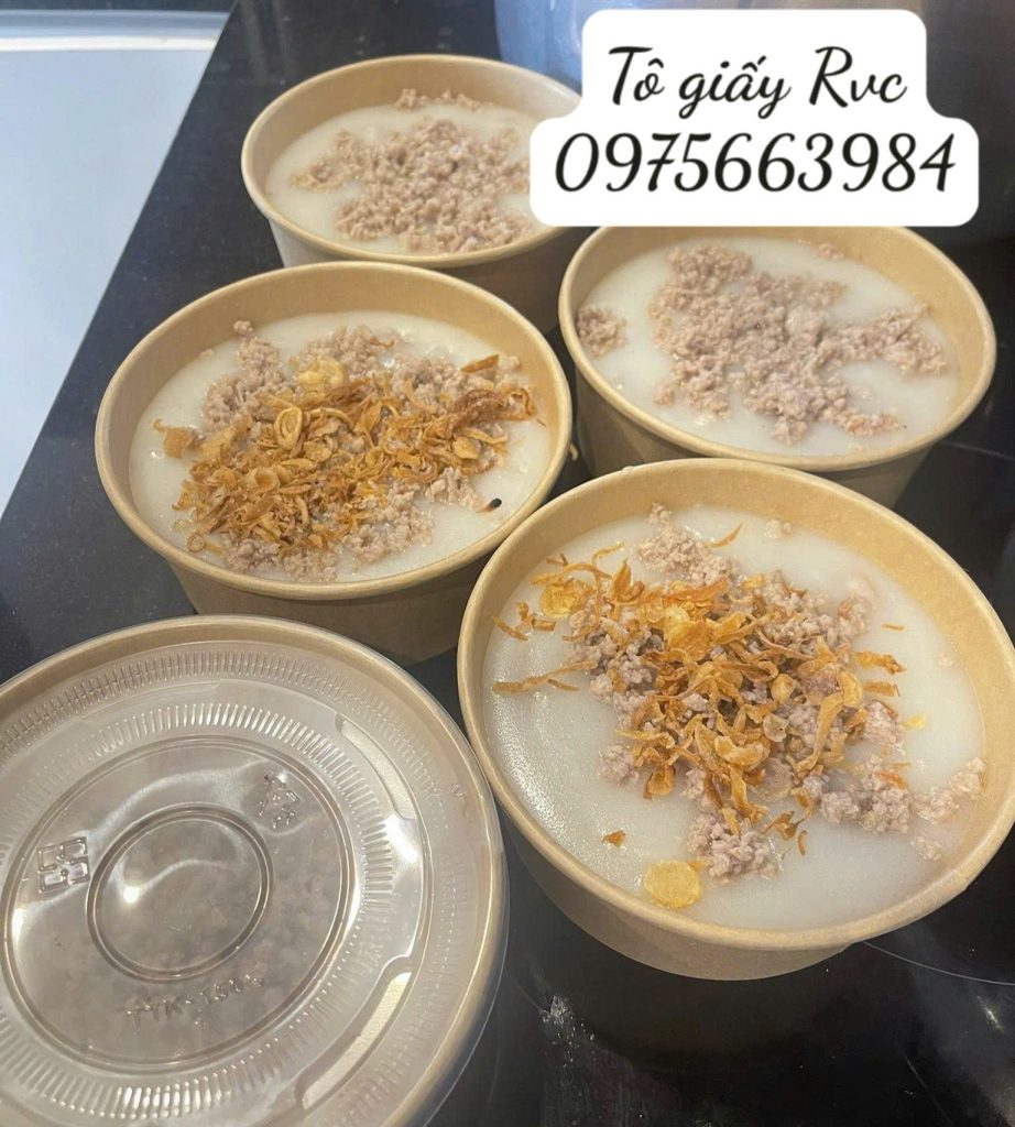 Tô giấy đựng cháo nhỏ gọn, tiện dụng và đảm bảo sức khỏe 2 z7101205967841 3beab570fe01850b8fdfd10ff1b7f17c